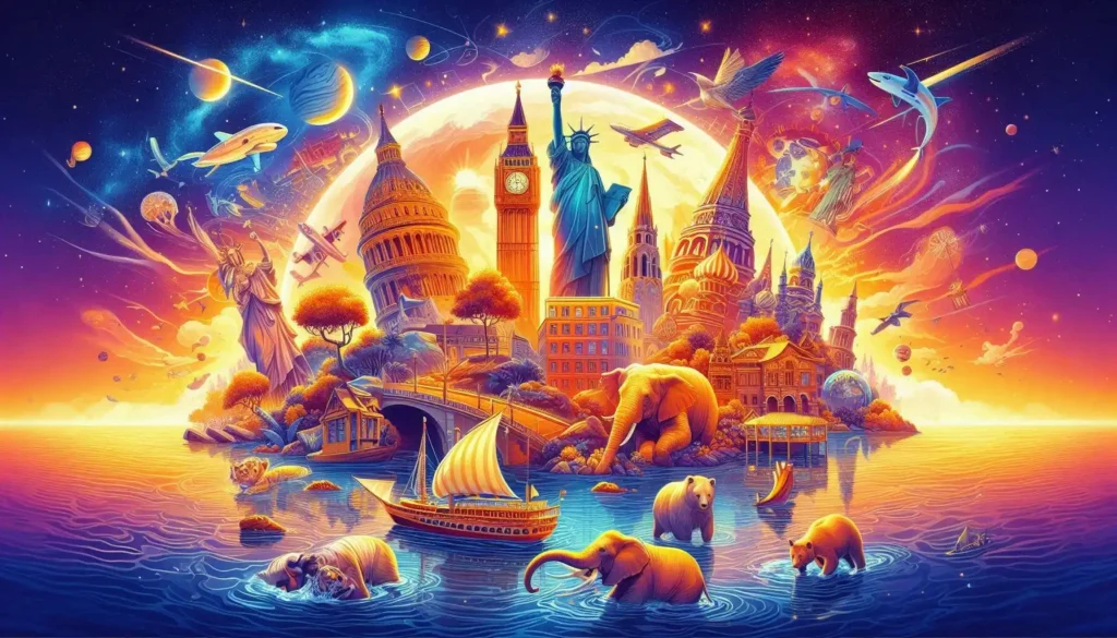 around world