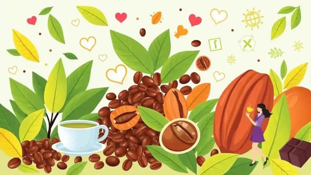 tea coffee chocolate
