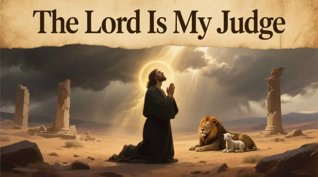 The lord is my judge 1