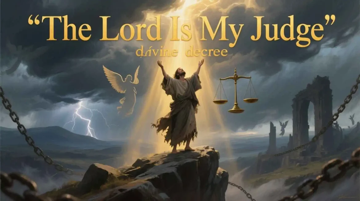 The Lord Is My Judge The lord is my judge